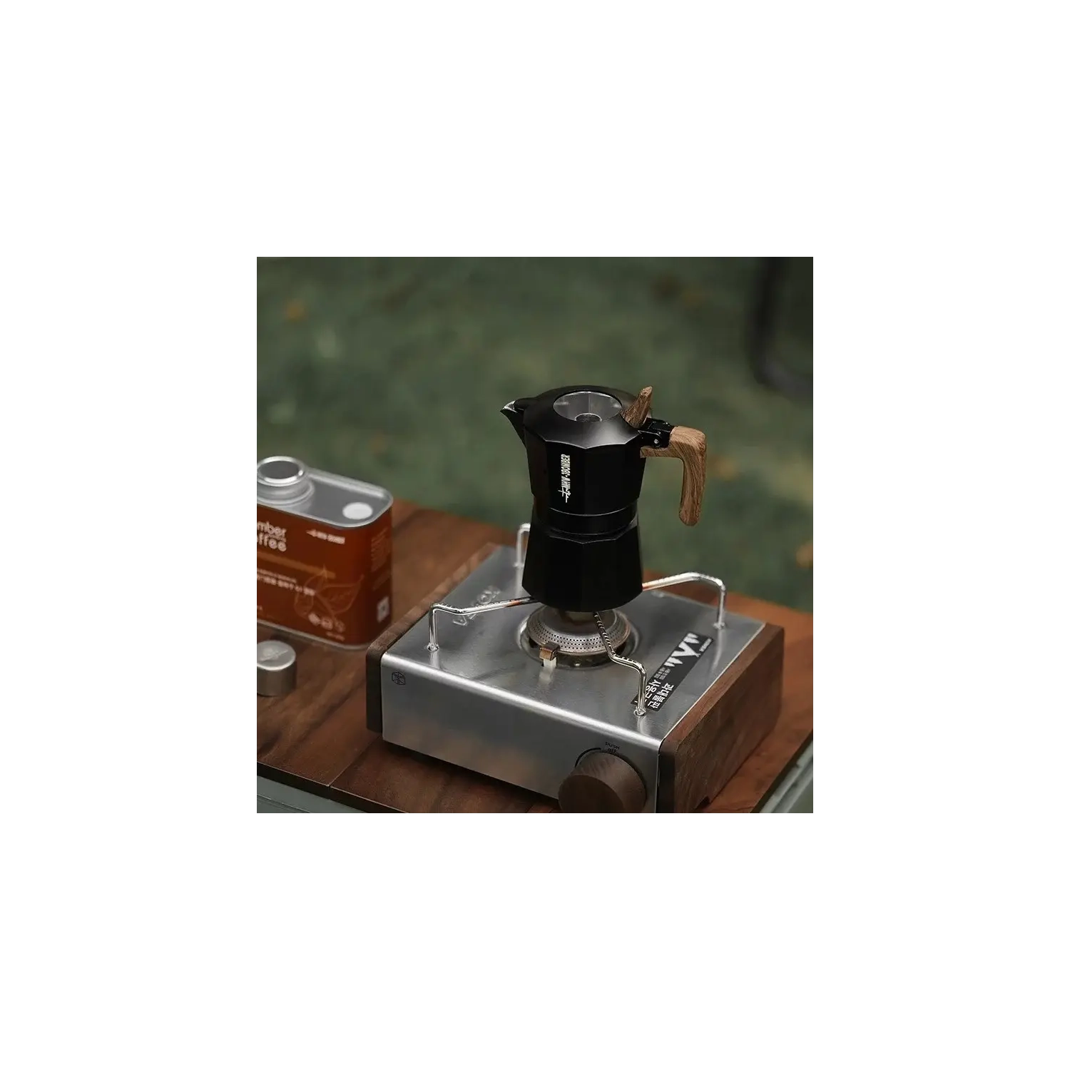 Кавоварка гейзерна 180 мл. MHW-3Bomber Double Valve Moka Pot Чорна - Зображення 2