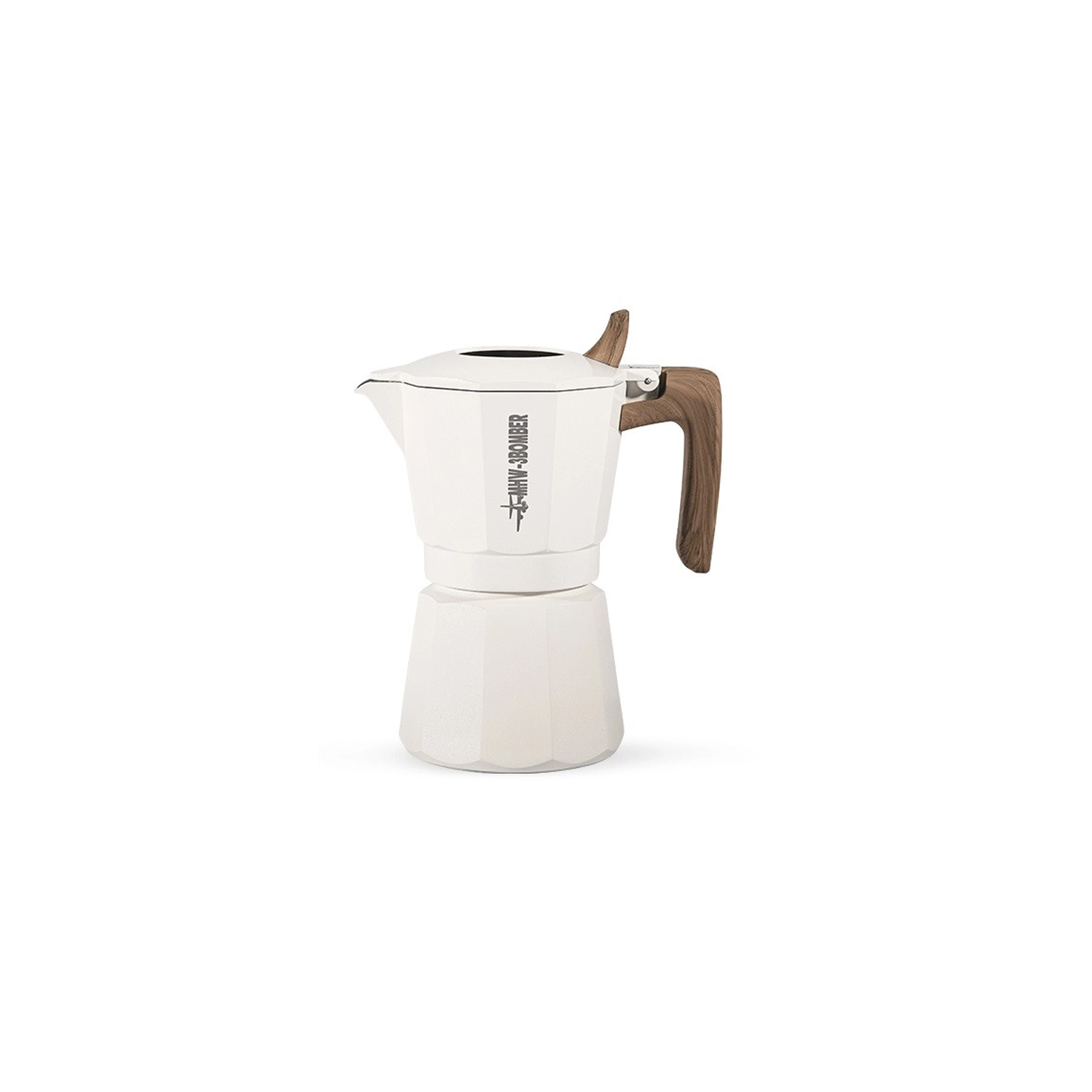 Кавоварка гейзерна 180 мл. MHW-3Bomber Double Valve Moka Pot Біла