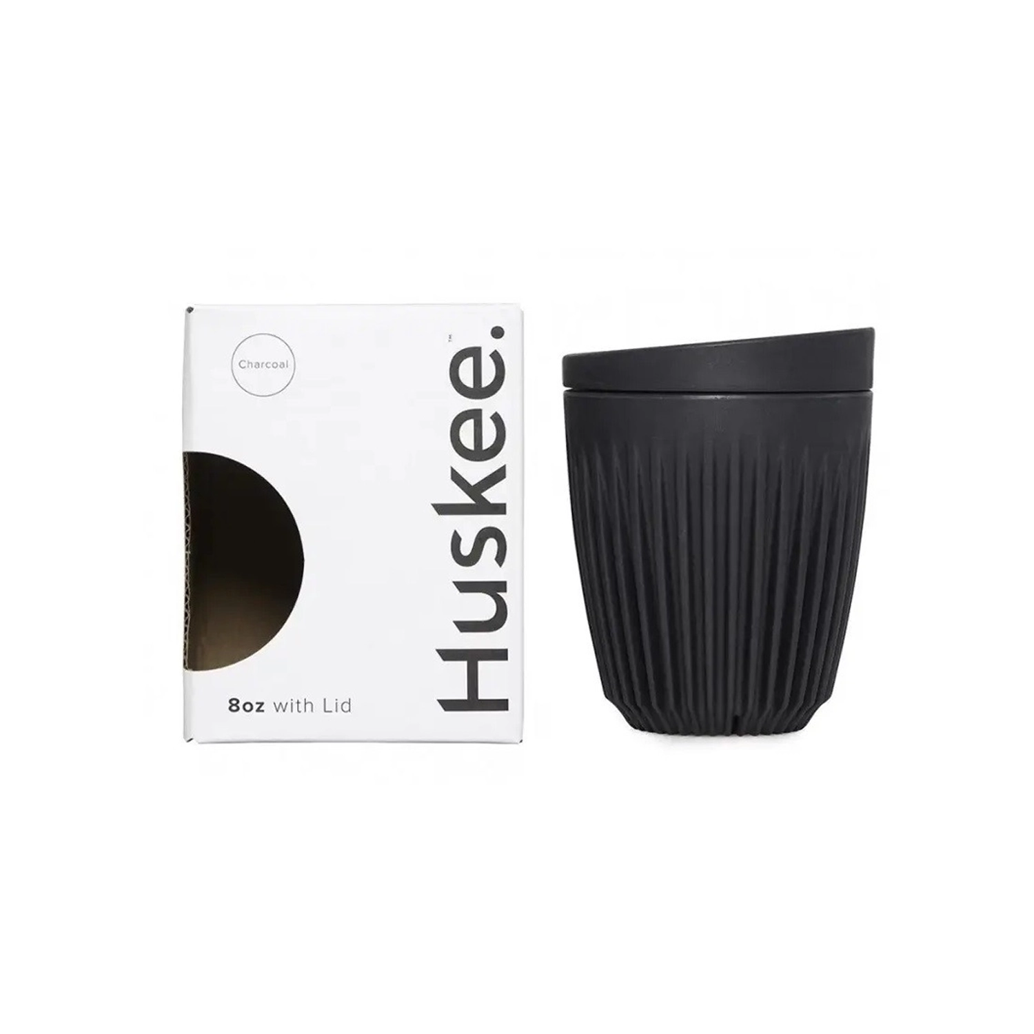Термочашка Huskee 236 мл. HuskeeCup Charcoal - Зображення 2